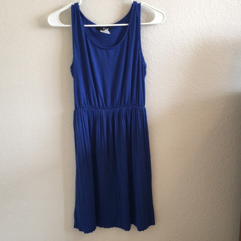 Blue dress